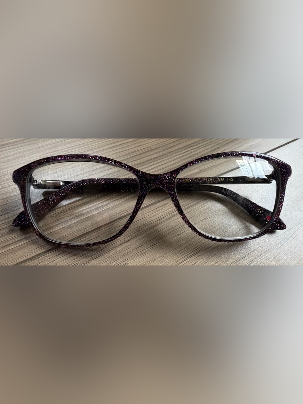 Lulu Guinness L895 Sparkle Black/Pink Frames 54-14-140